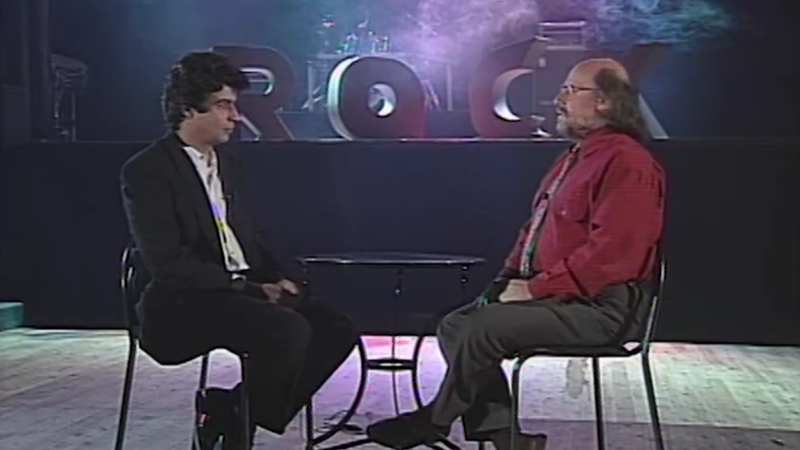 Ο Νίκος Τριανταφυλλίδης μιλά στον Αργύρη Ζήλο, στο Αρχείο της ΕΡΤ